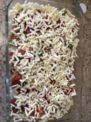 Baked Rice with Mixed Vegetables recipe