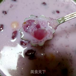 Purple Sweet Potato Snow Yan Soup recipe