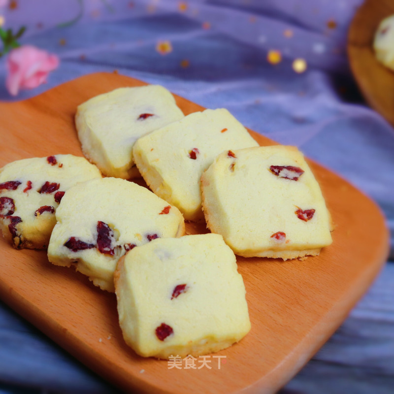 Cranberry Butter Cookies recipe
