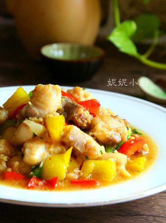 Stir-fried Diced Fish recipe