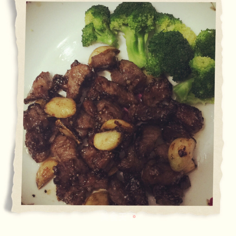 Garlic Beef Cubes recipe
