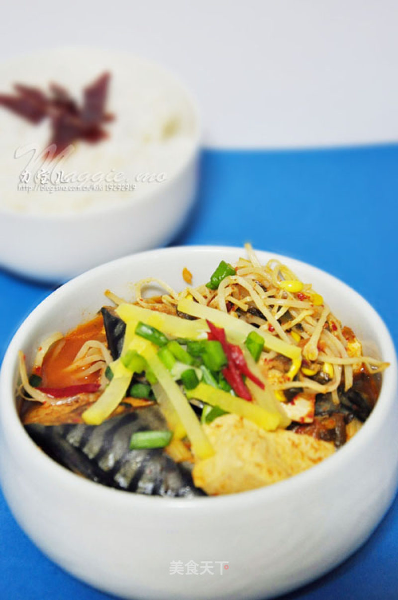 Korean Spicy Cabbage Mackerel Soup recipe