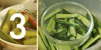 Cold Pickled Cucumber recipe
