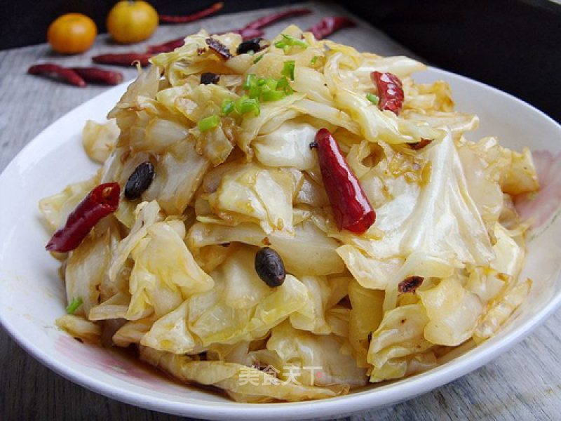 Spicy Cabbage with Tempeh recipe