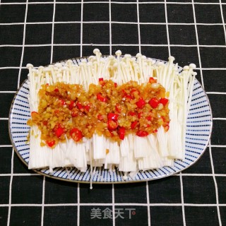 Enoki Mushroom with Garlic recipe