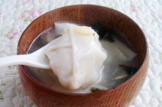 Mushroom Pork Wonton recipe