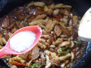 Sour and Spicy Stir Fried Squid recipe