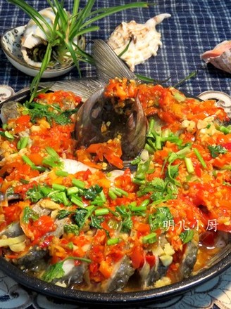 Steamed Fish with Chopped Pepper