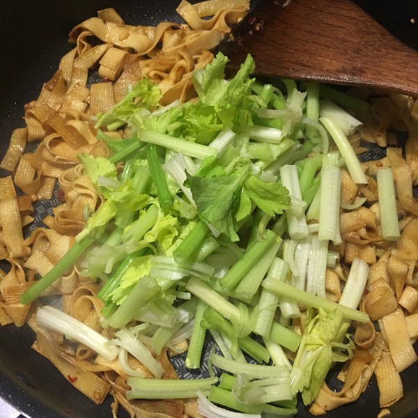 Vegetarian Stir-fried Bean Curd recipe