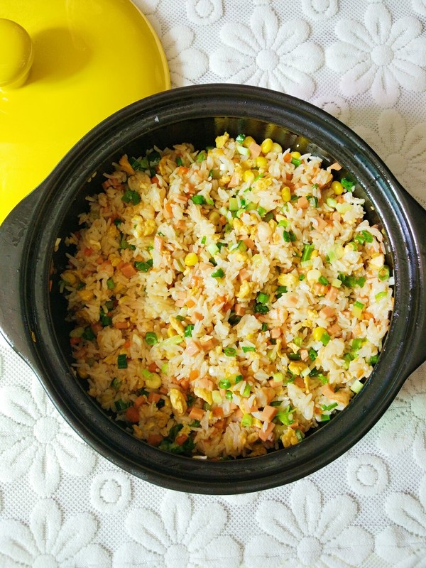 Claypot Yangzhou Fried Rice recipe