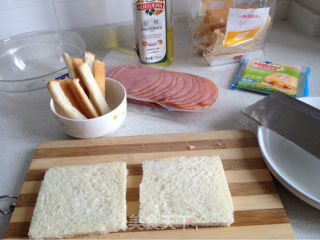 Hong Kong-style Snacks-cheese and Ham Sisto recipe