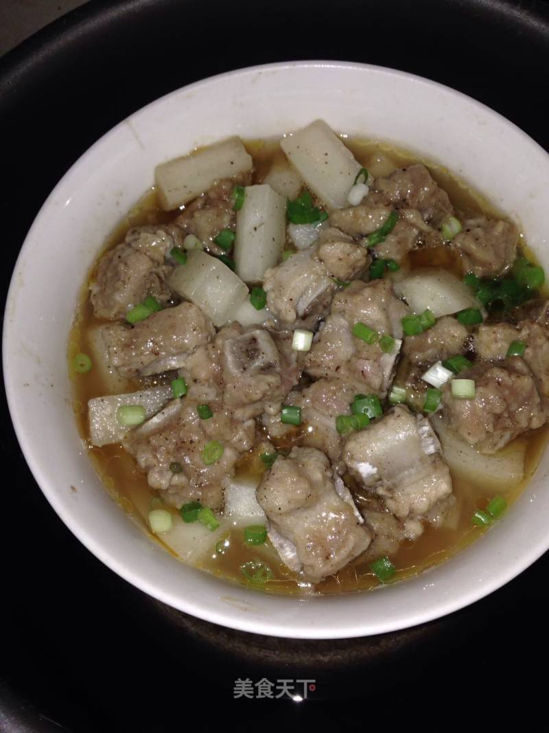 Satay Spare Ribs and Steamed White Carrot