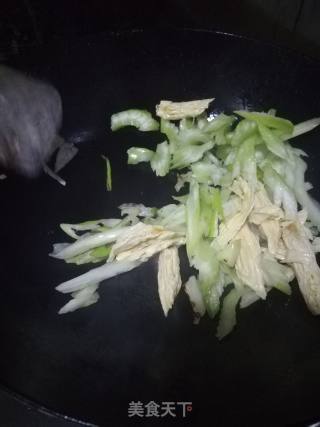 Fried Celery with Yuba recipe