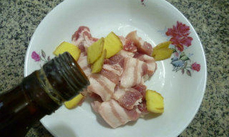 Steamed Pork Belly with Dried Radish recipe