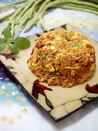 Mushroom Chicken Fried Rice