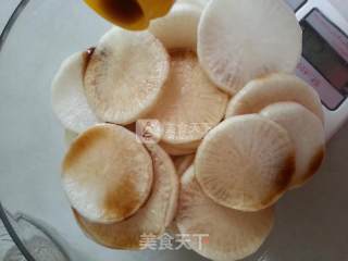 Sweet and Sour Crispy Radish recipe