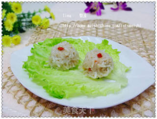 [simple Banquet Dishes in Yiru's Private Room] Colorful Pickled Mustard and Pearl Balls recipe