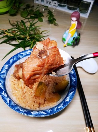 Bawang Supermarket丨pumpkin Ribs Braised Rice with Rice Cooker