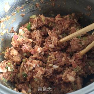 Scallion Pork Dragon recipe