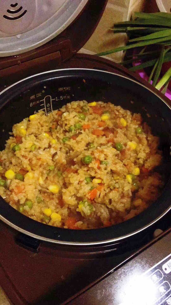 Colorful Braised Rice recipe