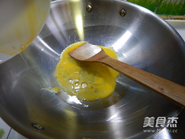 Loofah and Egg Fried Rice recipe