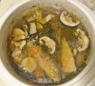 Lazy High-value Matsutake Chicken Soup recipe