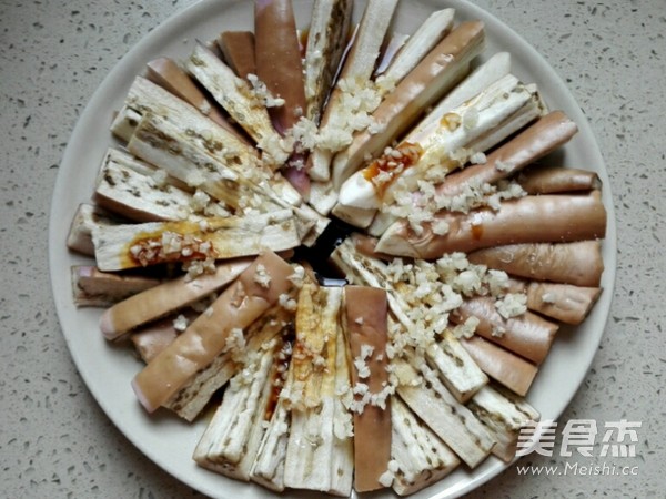 Steamed Eggplant with Garlic (microwave Version) recipe