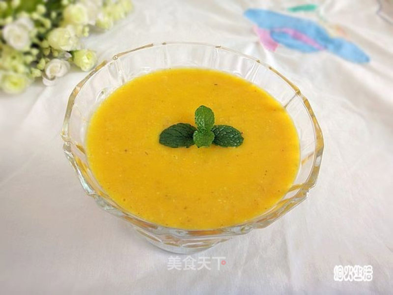 Milk Pumpkin Brown Rice Paste recipe