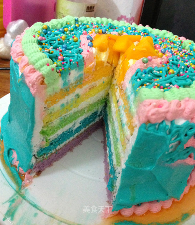 Rainbow Cake recipe