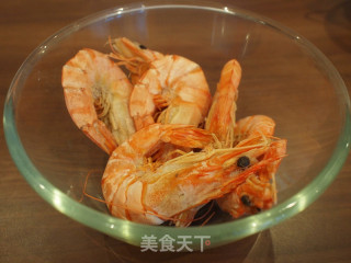 Dried Prawns with Ginger and Garlic recipe