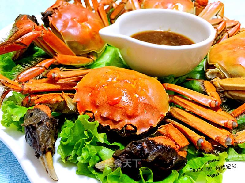 Steamed River Crab recipe