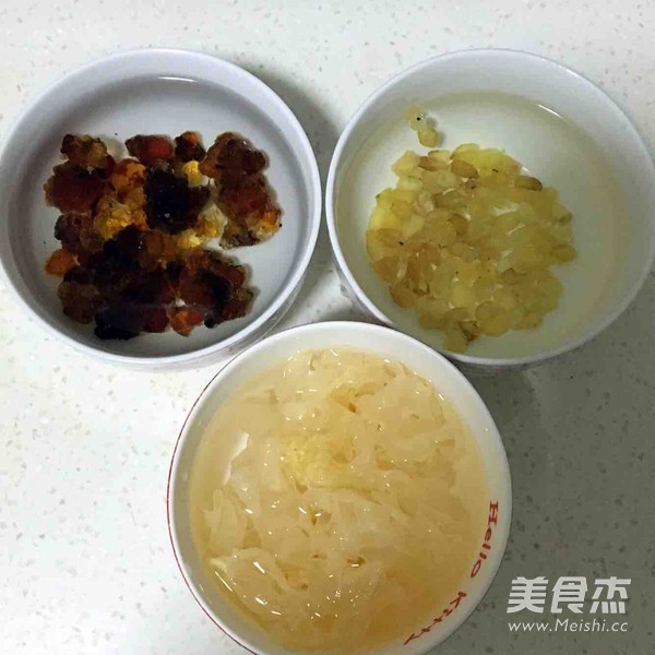 Beauty Soap Japonica Rice Peach Gel White Fungus Soup recipe