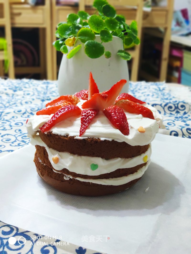 Strawberry Naked Cake recipe