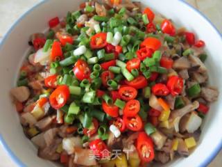 Steamed Tofu with Shiitake Mushrooms and Minced Meat recipe