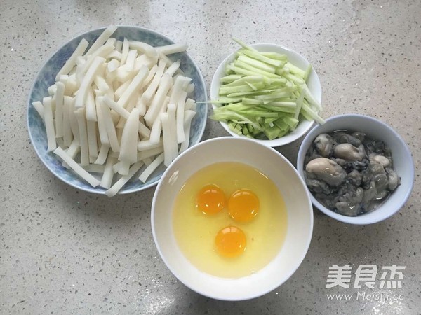 Sea Oyster Egg Soup Rice Cake recipe