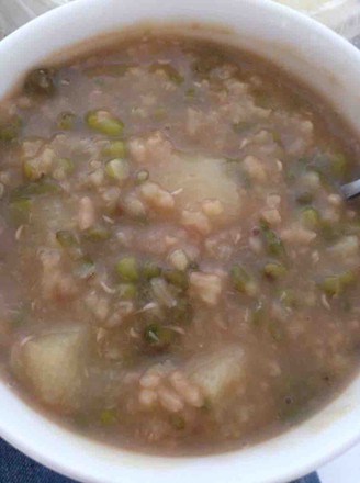 Mung Bean and Yam Congee