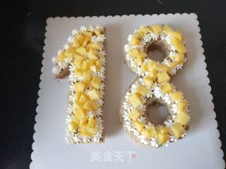 Number Birthday Cake recipe