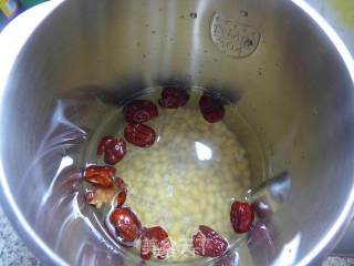 Red Date Barley Soy Milk recipe