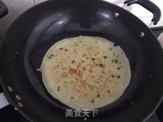 #春食野菜香# Wild Onion Goose Egg Pancake recipe