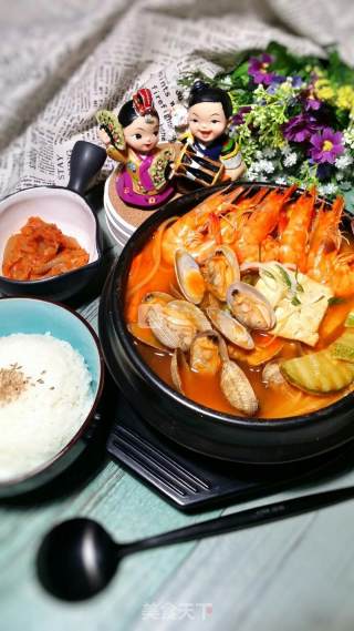 Korean Seafood Miso Soup recipe