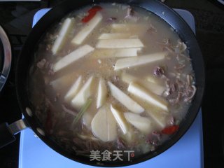 Warm Lamb Tripe Stewed with Potatoes recipe