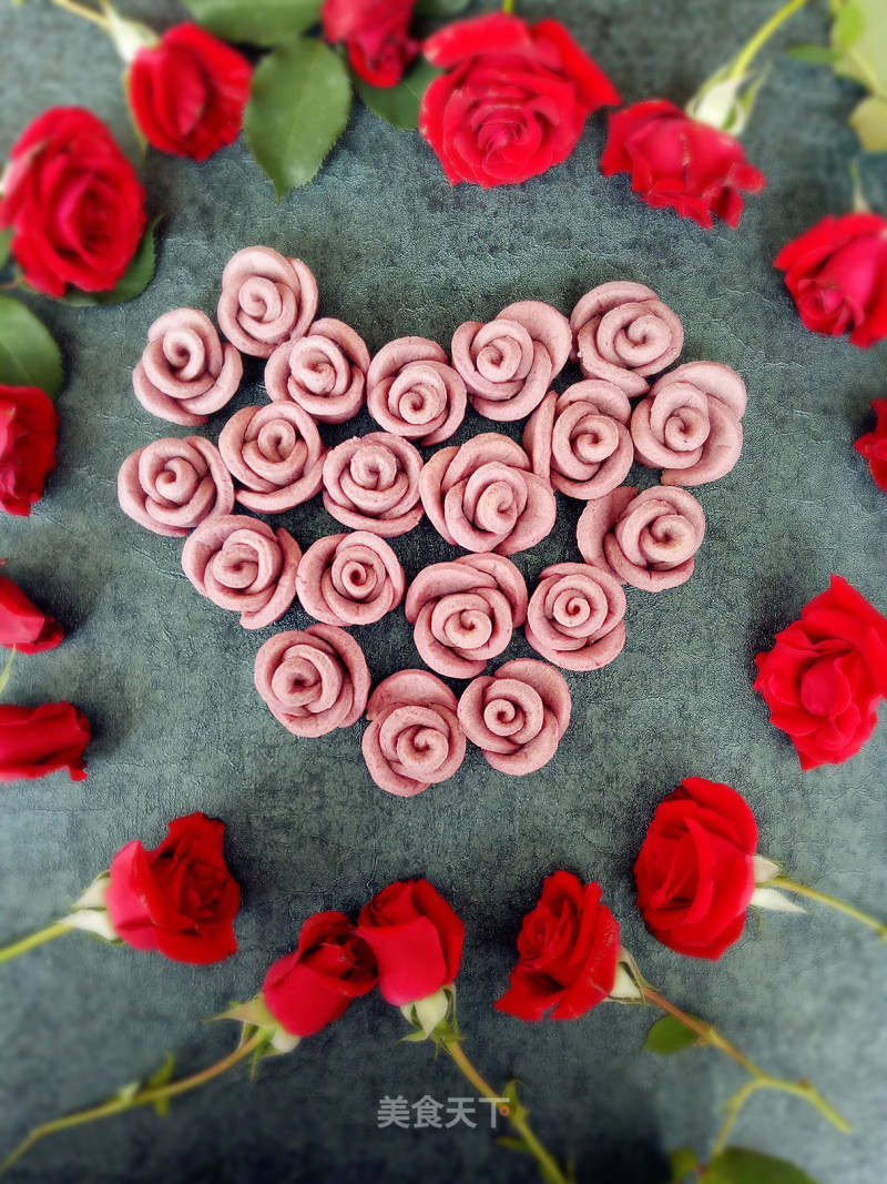 #aca Fourth Session Baking Contest# Making Erotic Pregnant with Purple Roses recipe
