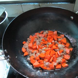 Carrot Fried Pork recipe
