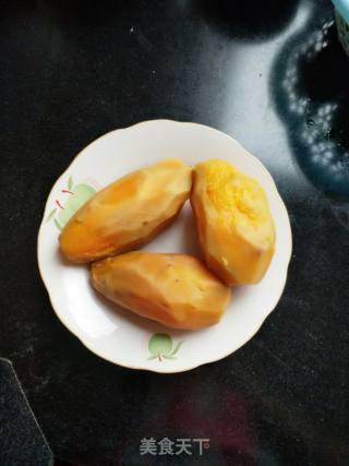 Sweet Potato Purple Sweet Potato Yuanzi recipe