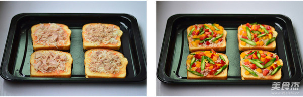 Tuna Bread Pizza recipe