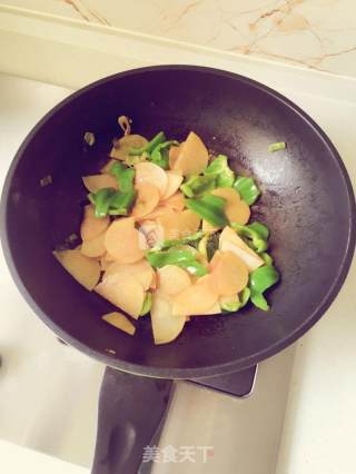 Fried Potato Chips with Onions recipe