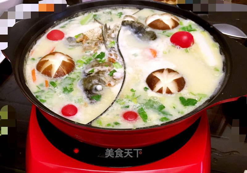 Soy Milk Fish Head Hot Pot recipe