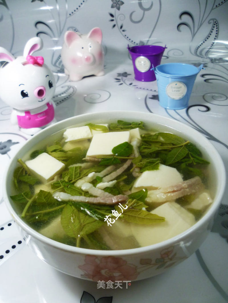 Bacon Toon Tofu Soup recipe