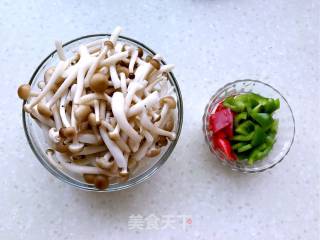 Stir-fried Crab Mushroom recipe
