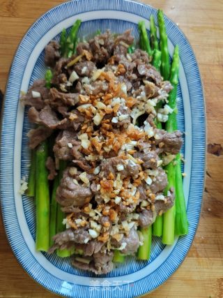 Boiled Beef and Asparagus recipe